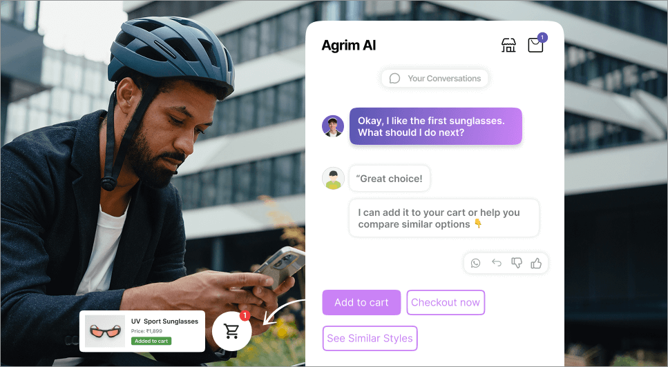Guide shoppers smoothly to checkout